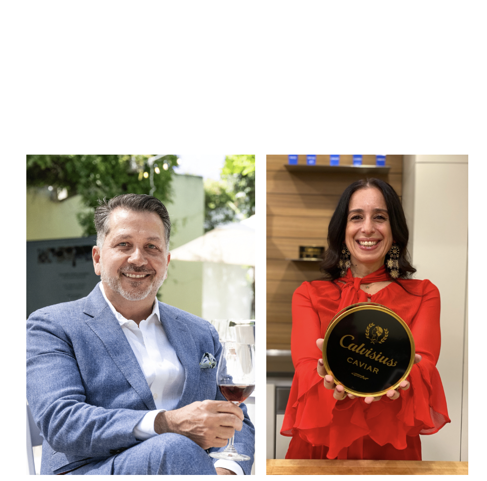 Anthony Giglio & Chiara Carfi - Wine Expert & Calvisius Caviar: Bubbles & Caviar Experience